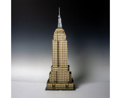 Part of the Christmas In the City series, and Historical Landmark series. A much smaller hand painted replica of the 102-stor