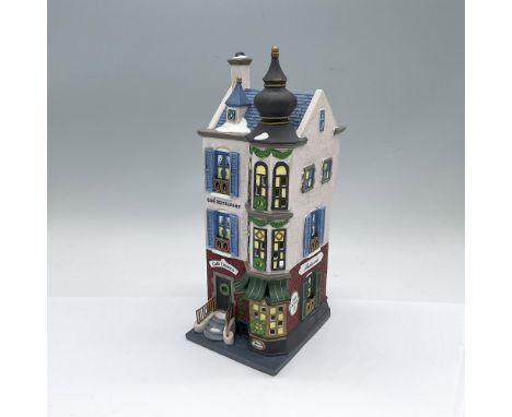 Part of the Heritage Village Collection, and Christmas In the City Series. Hand painted porcelain figure of an adorable Frenc