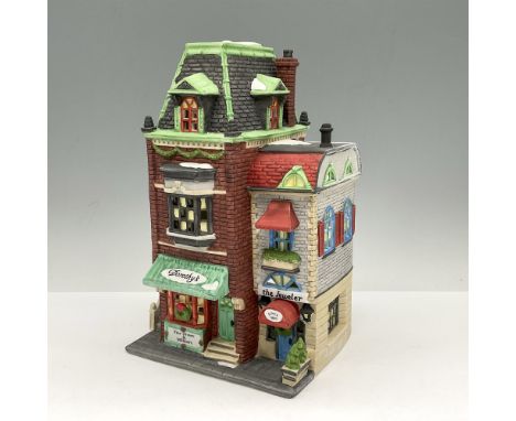 Part of the Heritage Village Collection, and Christmas In the City Series. Hand painted porcelain figure of an adorable cloth