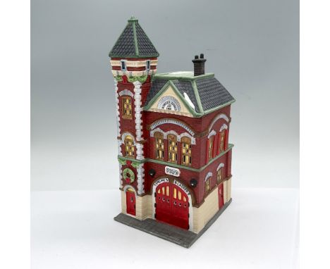 Part of the Heritage Village Collection, and Christmas In the City Series. Hand painted porcelain figure of a fire department