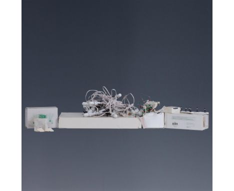 Enhance your holiday display with this set of 4 Department 56 Christmas lights, including the Frosty Light Sprays, Walkway Li