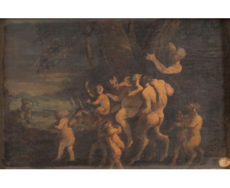 Flemish School, XVII century - Bacchanal (sketch)oil on unlined canvas38 x 57.5 cm