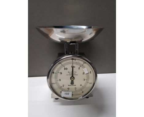SALTER MANUA STAINLESS STEEL KITCHEN SCALES