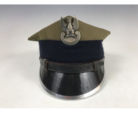 A Polish Army M. 1935 engineer and technical troops' rogatywka / peaked cap