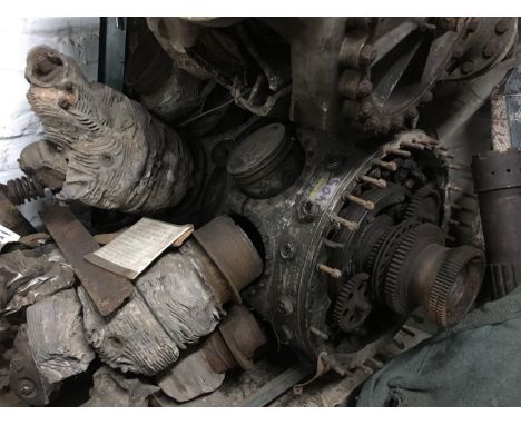 A relic P47 Pratt and Whitney engine [This lot is being sold, while stored off-site, at a private location in Kent. Collectio