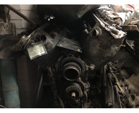 A relic Bf 109 engine [This lot is being sold, while stored off-site, at a private location in Kent. Collection must be made 