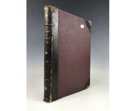 A late 19th Century French manuscript theoretical course on the topic of weaving techniques entitled "Theorie du Tissage" (Th