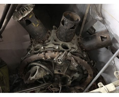 A relic Blackburn Skua rotary engine [This lot is being sold, while stored off-site, at a private location in Kent. Collectio