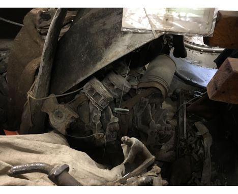 A relic Spitfire Merlin engine [This lot is being sold, while stored off-site, at a private location in Kent. Collection must