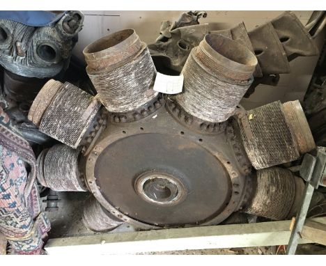 A relic B17 Flying Fortress rotary engine [This lot is being sold, while stored off-site, at a private location in Kent. Coll