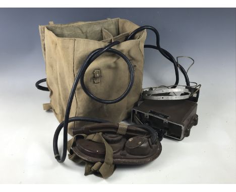 A British Army No 4A mine detector, (incomplete)