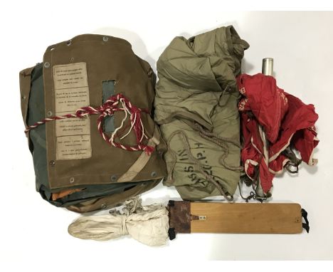 An RAF Type-K survival dinghy, pack, sails etc, (a/f)