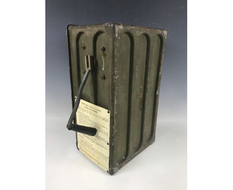 A British Army No 7 power supply unit