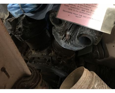 A relic BMW Bramo 323 "Fafnir" radial engine [This lot is being sold, while stored off-site, at a private location in Kent. C