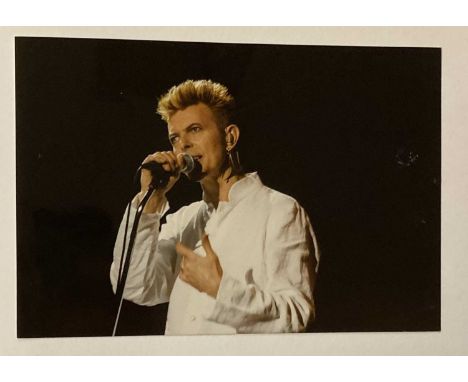 A fantastic scrapbook detailing dates in the EU on David Bowie's 'Earthling' tour circa 1997. Includes memorabilia, press cut