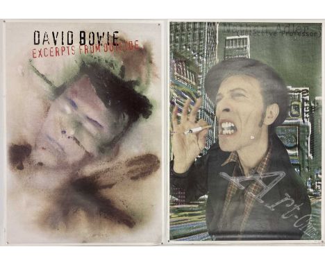 Collection of 8 assorted promotional posters - chiefly retail posters for albums inc: Outside (two art posters each approx 23