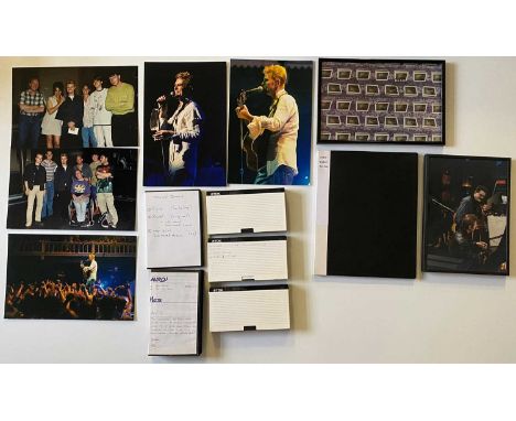 An excellent piece of Bowie memorabilia with a rich history. The item is a framed piece of 'wallpaper' printed by Laura Ashle