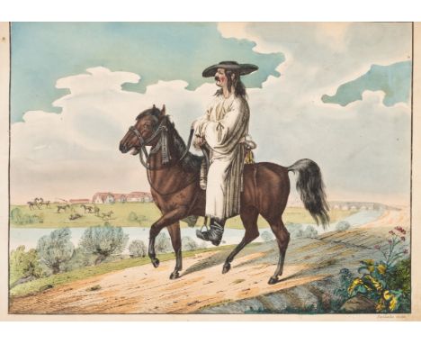 Hungary.- Vahot (Imre) Magyarfold es Nepei eredeti kepekben [Hungary and its People], 13 lithograph and engraved plates, oneh