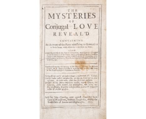 *** Please note the description of this lot has changed ***  Sexology.- [Venette (Nicolas)] The Mysteries of Conjugal Love Re