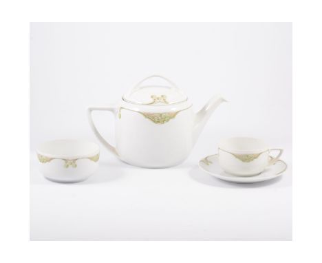 A Rosenthal of Germany tea service, in the "Classic Rose" pattern comprising six large tea cups, saucers and side plates, tea