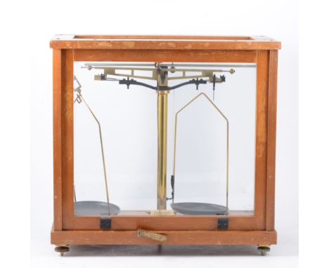 Cambridge Microtome, blades and accessories, Philip Harris balance scales; scientific glass ware'; and apparatus catalogues.
