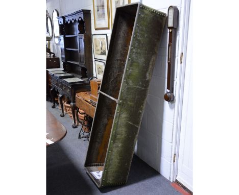 Metal water trough, rectangular, 183cm.