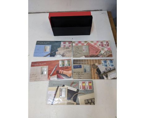 Five Royal mail pillar to post sterling silver ingot and stamp setLocation: cabIf there is no condition report shown, please 