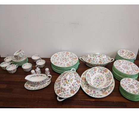 A Haddon Hall Minton dinner/tea service comprising of seventy seven piecesLocationIf there is no condition report shown, plea