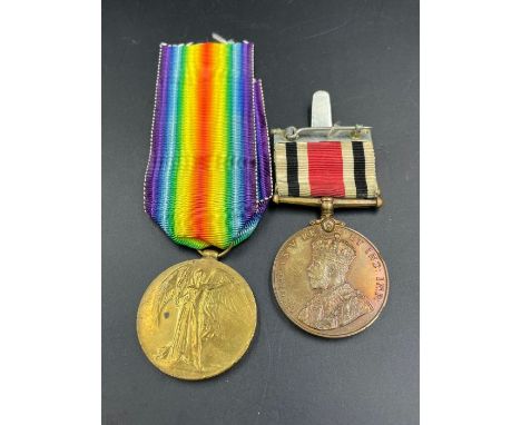 WWII Victory Medal S4-070299 PTE C J K BRAID A.S.C.and a Special Constabulary Medal.
