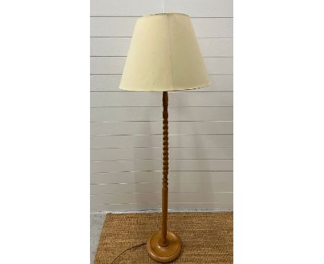 A barley twist floor standing lamp 