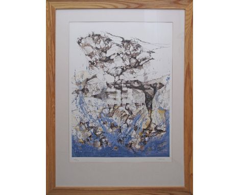 G. Ioannidou (Cyprus) lithograph signed and dated 2011, numbered 107/150. Framed 110X81cm, the print 72X53cm.