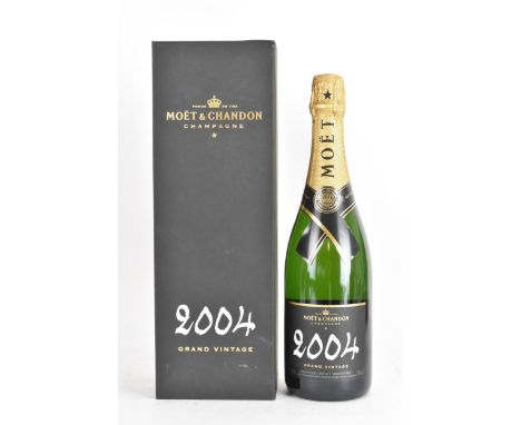 A Bottle of Moet and Chandon Grand Vintage 2004 champagne with box, 750mlIf there is no condition report shown, please reques