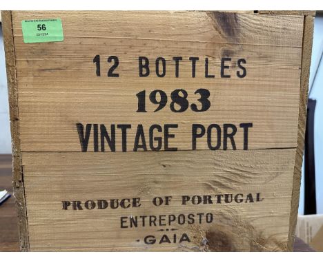 Twelve bottles of Gould Campbell 1983 Vintage Port,If there is no condition report shown, please request