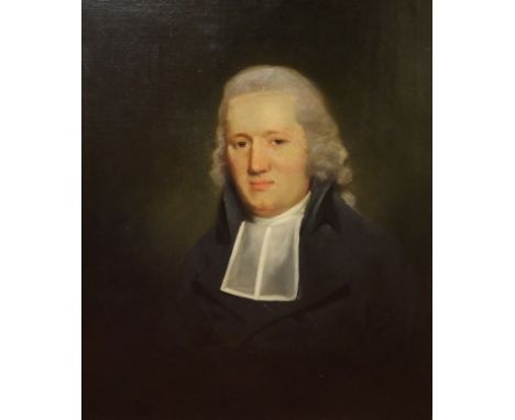 GEORGE WATSON PSA (SCOTTISH 1767 - 1837) PORTRAIT OF A MINISTER Oil on canvas, 76 x 63.5cm (30 x 25") Inscribed 'Painted by G
