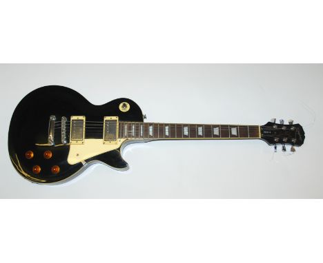 A LES PAUL MODEL EPIPHONE ELECTRIC GUITAR serial No.0032122, in hard case