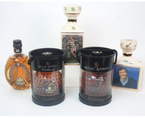 A BOTTLE OF POINTERS SCOTCH WHISKY TO COMMEMORATE CELTIC DREAMTEAM the ceramic decanter featuring Jimmy Johnstone, No.355 of 