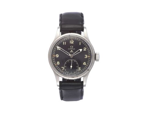 (calibre 30T2) manual wound lever movement signed and numbered 10263212, split bimetallic balance with a blued overcoil hairs