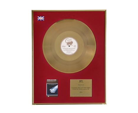 A FRAMED EMERSON, LAKE, & PALMER FRAMED LONG PLAYING RECORD (LP), WELCOME BACK MY FRIENDS TO THE SHOW THAT NEVER ENDS...  DAT