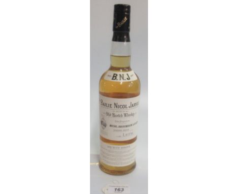 A single bottle of The Bailie Nicol Jarvie Blend of Old Scotch Whisky, sole proprietors Nicol Anderson &amp; Co Ltd, Queens D