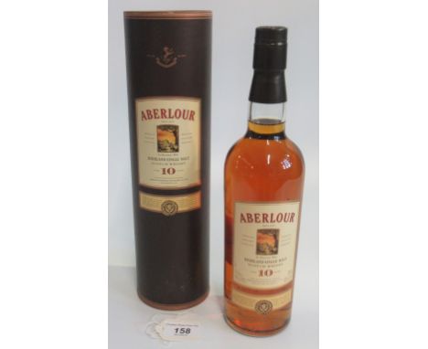 A single bottle of 10 year old Aberlour Highland Single Malt Scotch Whisky, 70cl, 40% vol.