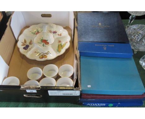 A collection of Royal Worcester and Aynsley limited edition plates, together with other associated china.