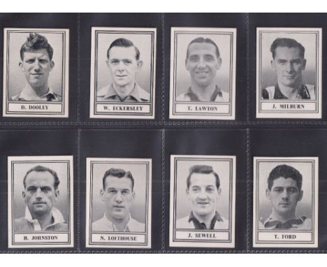 Trade cards, Barratt's, Famous Footballers, New Series (Different), 'M' size, includes Stanley Matthews (set, 50 cards) (vg) 