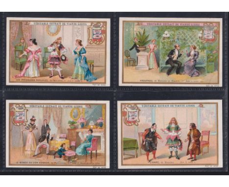 Trade cards, Liebig, set, S663 Productions at the Comedie Francaise (some light foxing on backs, about gd) 