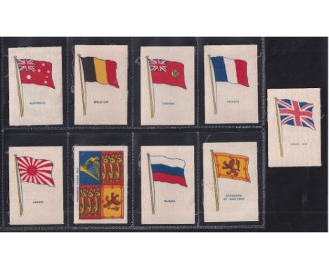 Trade silks, The Happy Home, Flags, 'M' size (set, 9 silks) (gd/vg) 