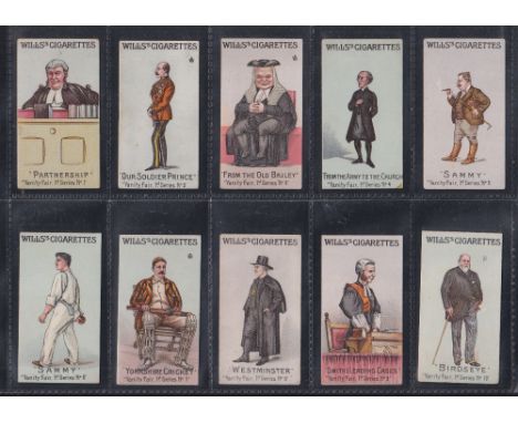 Cigarette cards, Vanity Fair 1st Series numbered, set 50 cards, includes Baden Powell & Ranjitsinhji Cricket subject  (gd)