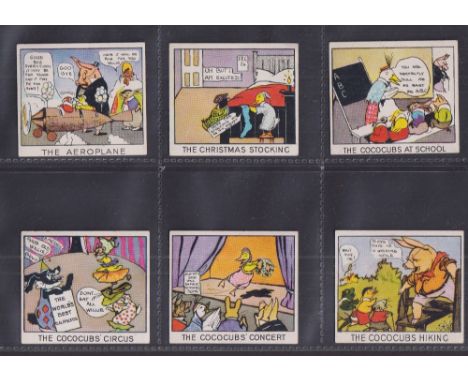 Trade cards, Cadbury's, Cococubs, 'M' size, 20 different cards (gen. gd) 