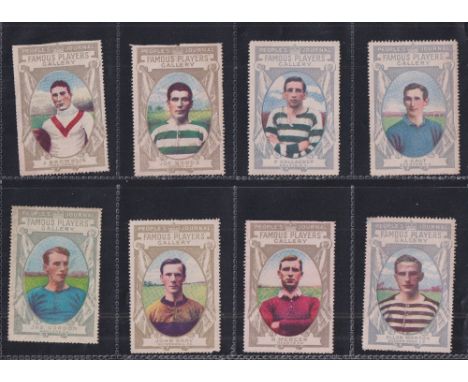 Trade cards, People's Journal, Famous Players Gallery (Scottish Footballers) 'M' paper stamp style issues, scarce, 15 differe