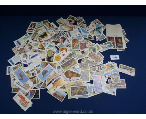 A good quantity of vintage tea and cigarette cards including Brooke Bond, Lyons, John Player and Wills.