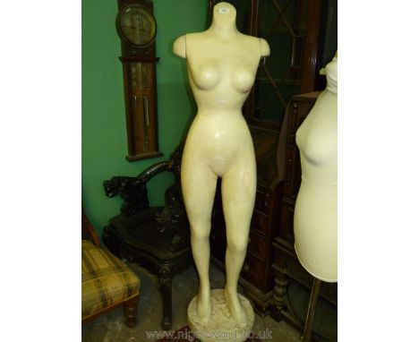A vintage 1940's Mannequin, 63'' tall.
