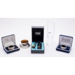 A mixed group of silver; including an Elizabeth II bookmark Carrs, Sheffield 2002,